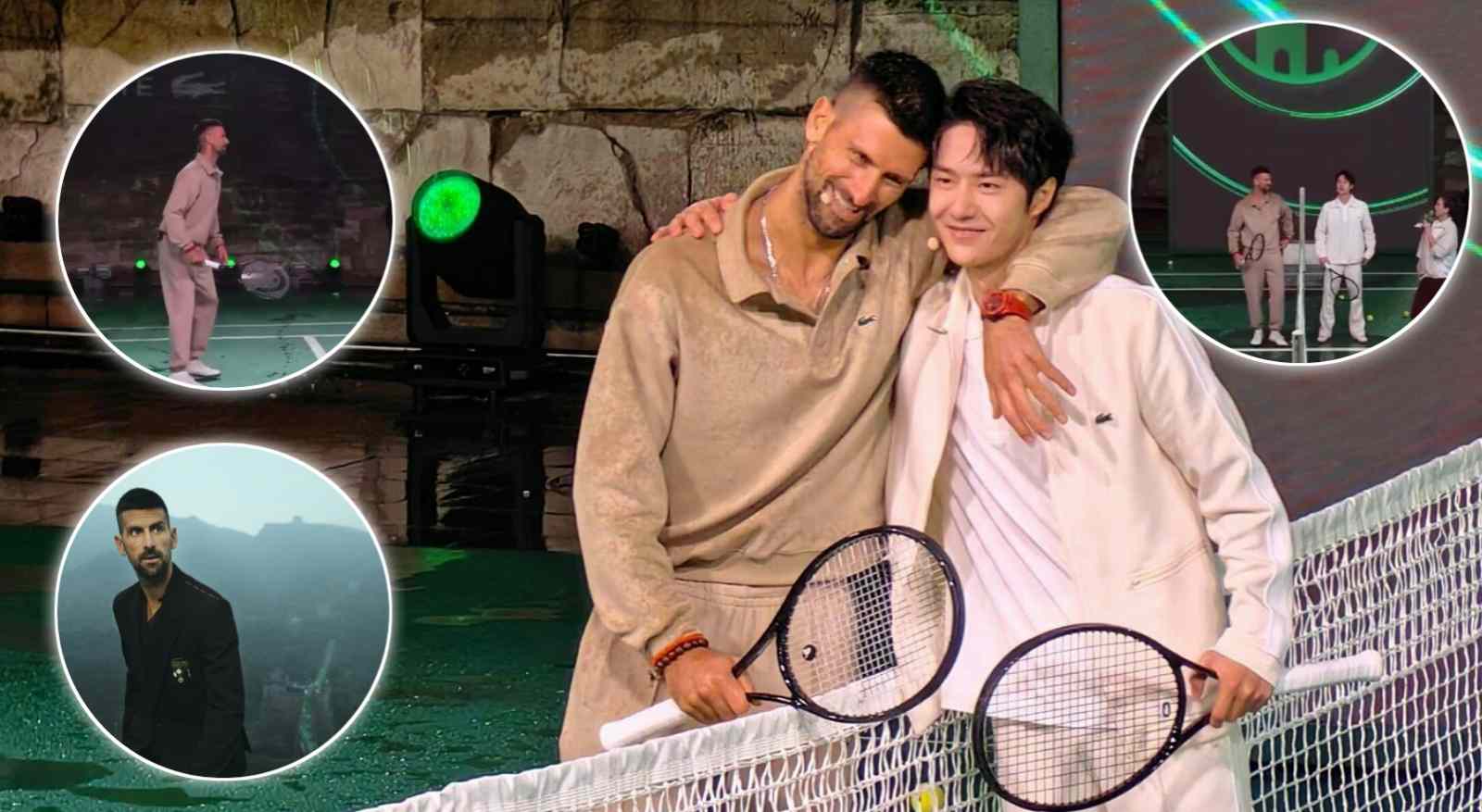 (Video) Lacoste pays tribute to Novak Djokovic as the Serb plays tennis with Chinese actor Wang Yibo on the Great Wall of China