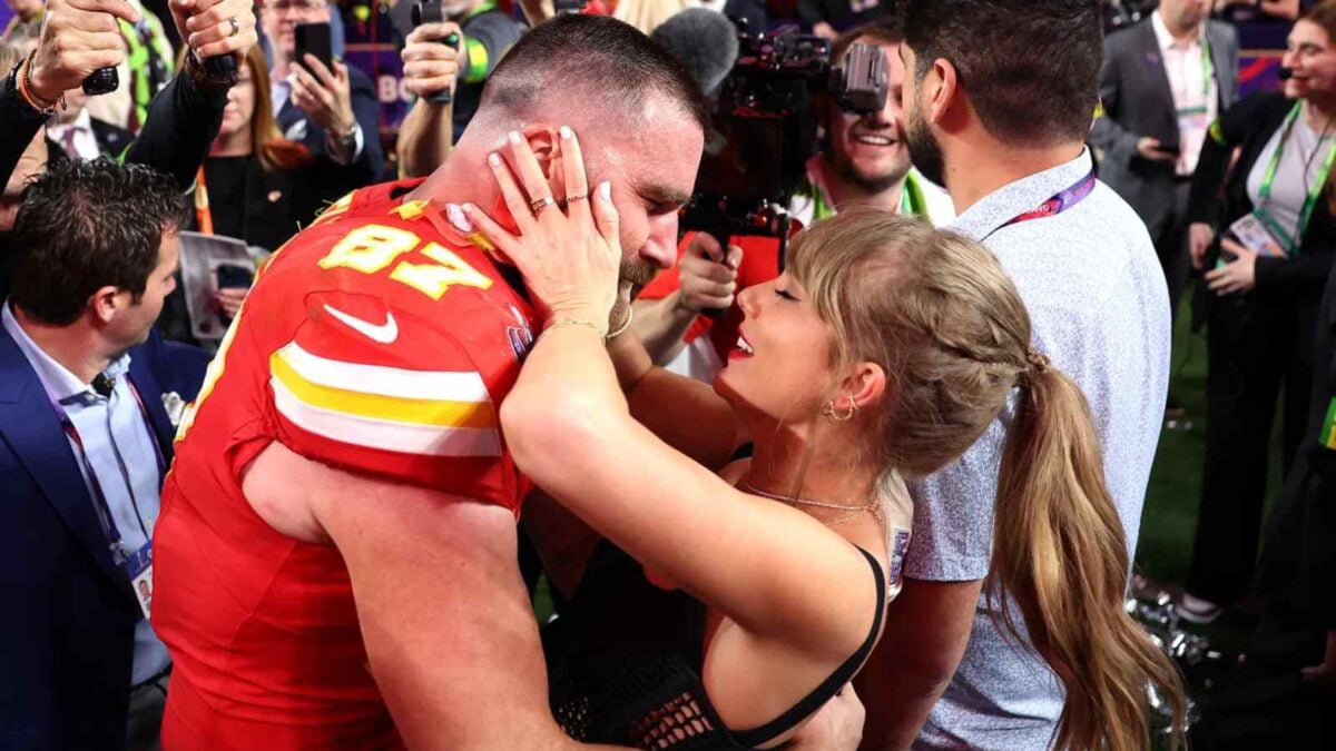 Taylor Swift and Travis Kelce