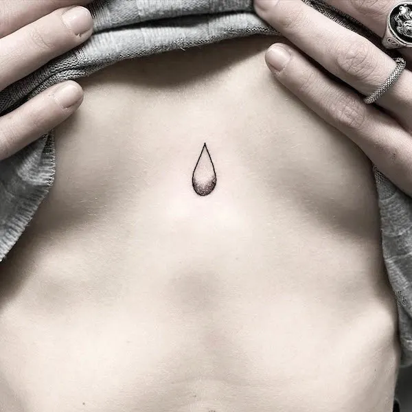 Small drop of water by @romanordtattoo