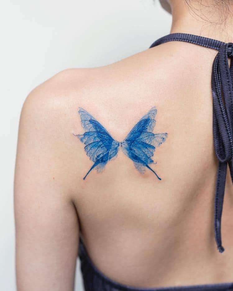 Blue Tattoos by Pokhy