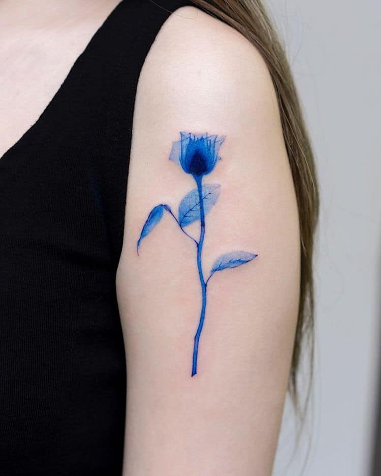 Blue Tattoos by Pokhy