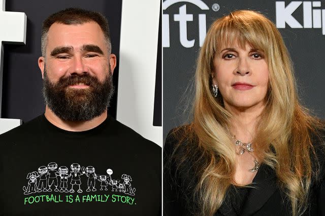 Lisa Lake/Getty; Dia Dipasupil/FilmMagic Jason Kelce (left); Steve Nicks