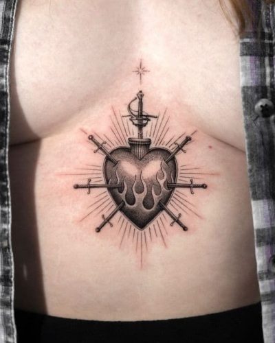 Discover Top 20 Black Heart Tattoo Designs for 2024: Symbolism &#038; Style in Ink