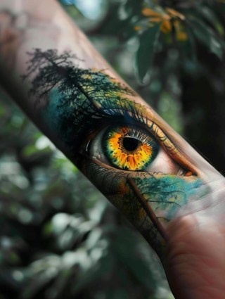 The Eye Tattoo is a Profound Expression of Symbolism and Meaning