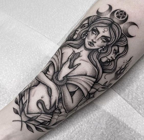 Explore 23 Unique Half Sleeve Tattoos for Women for Upper Arm Designs