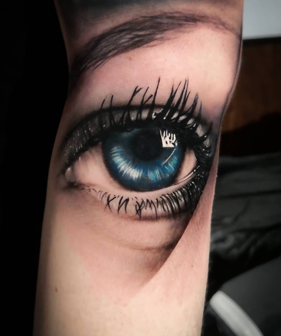 Blue Eyes Tattoo