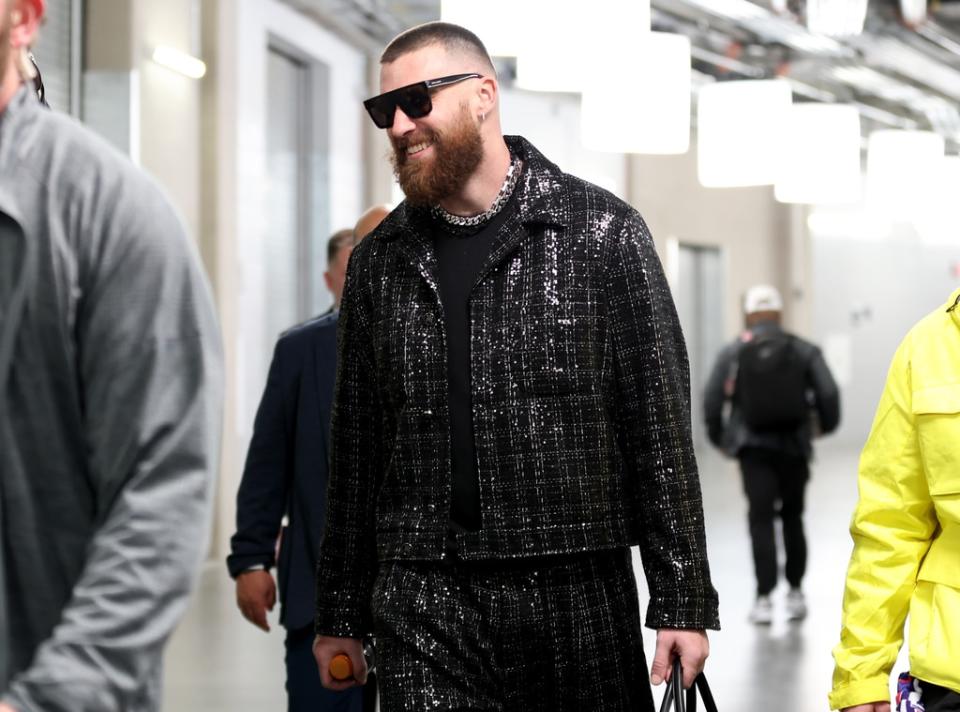 <p>17. Travis has been into clothes since growing up in Cleveland Heights, where his high school "was like a fashion show every day," he told <em><a href="https://www.vanityfair.com/news/2023/06/travis-kelce-is-going-for-it" rel="nofollow noopener" target="_blank" data-ylk="slk:Vanity Fair;elm:context_link;itc:0;sec:content-canvas" class="link ">Vanity Fair</a> </em>in 2023.</p> <p>Hence the bedroom he converted into a closet, the better to house his designer threads and more than 300 pairs of sneakers—including a pair of size-13 Nike Air Mags that he spent a sizable portion of his rookie year salary on despite them being a size too small.</p> <p>"Earlier on in my career, when they didn't have all these sneaker apps," he explained to the <em>Wall Street Journal</em>, "it was whatever size I could get in the shoe that I wanted."</p> <p>While he's very much a Nike guy (and not just because the brand sponsors him), Chuck Taylors also hold a space in his heart because they remind him of fictional baseball phenom Benny "The Jet" Rodriguez in <em>The Sandlot</em>.</p>