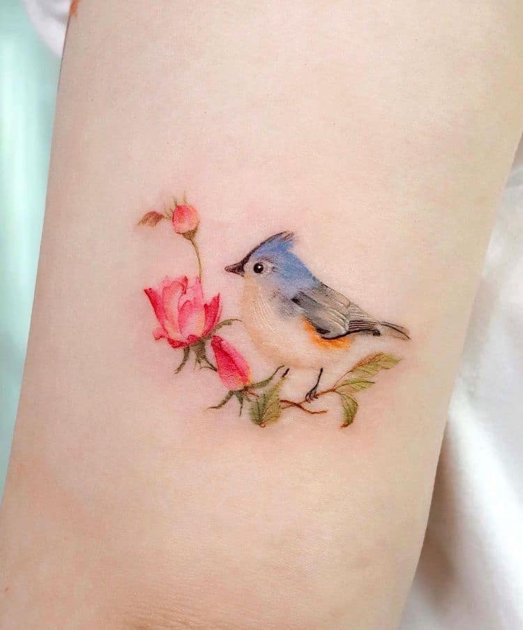 Delicate Watercolor Tattoos by Eunyu