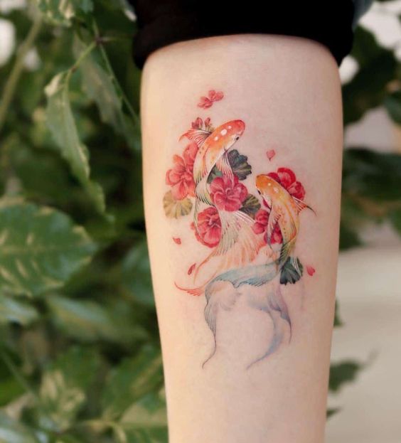 koi fish tattoo ideas