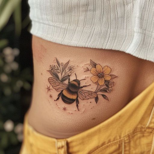 Phần này chứa: Brilliant Bumble Bee Tattoo Flash