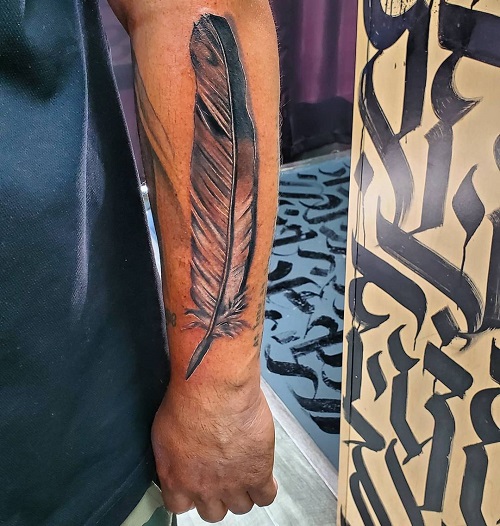 Eagle Feather Tattoo