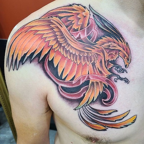 Phoenix Feather Tattoo