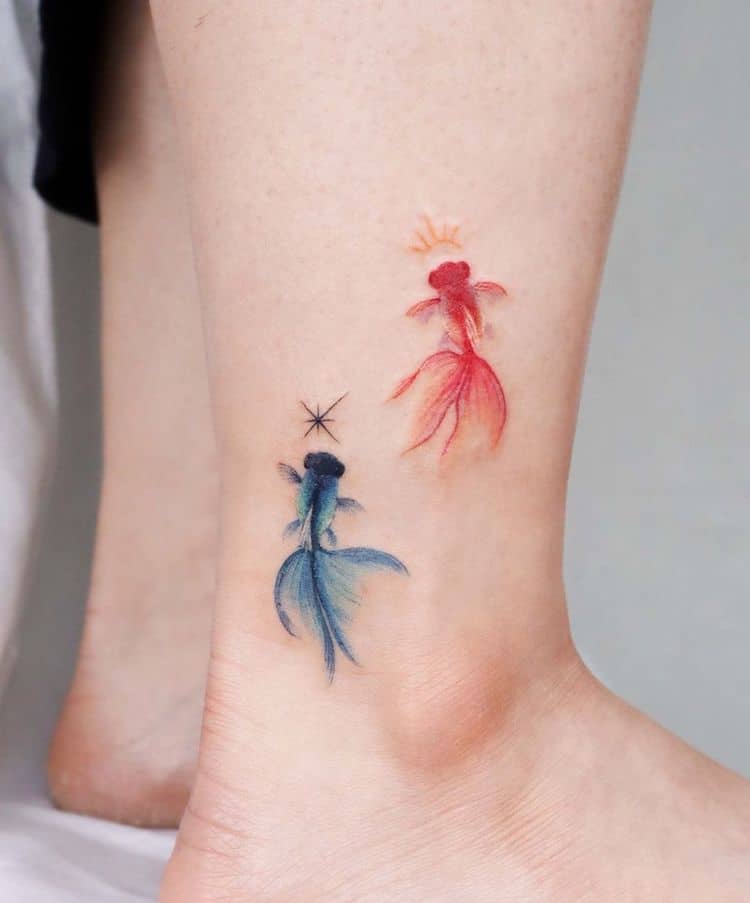 Delicate Watercolor Tattoos by Eunyu