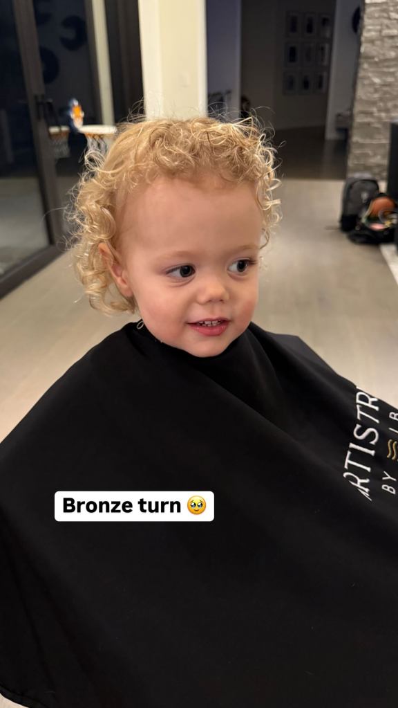 Brittany Mahomes' son via Instagram Wednesday