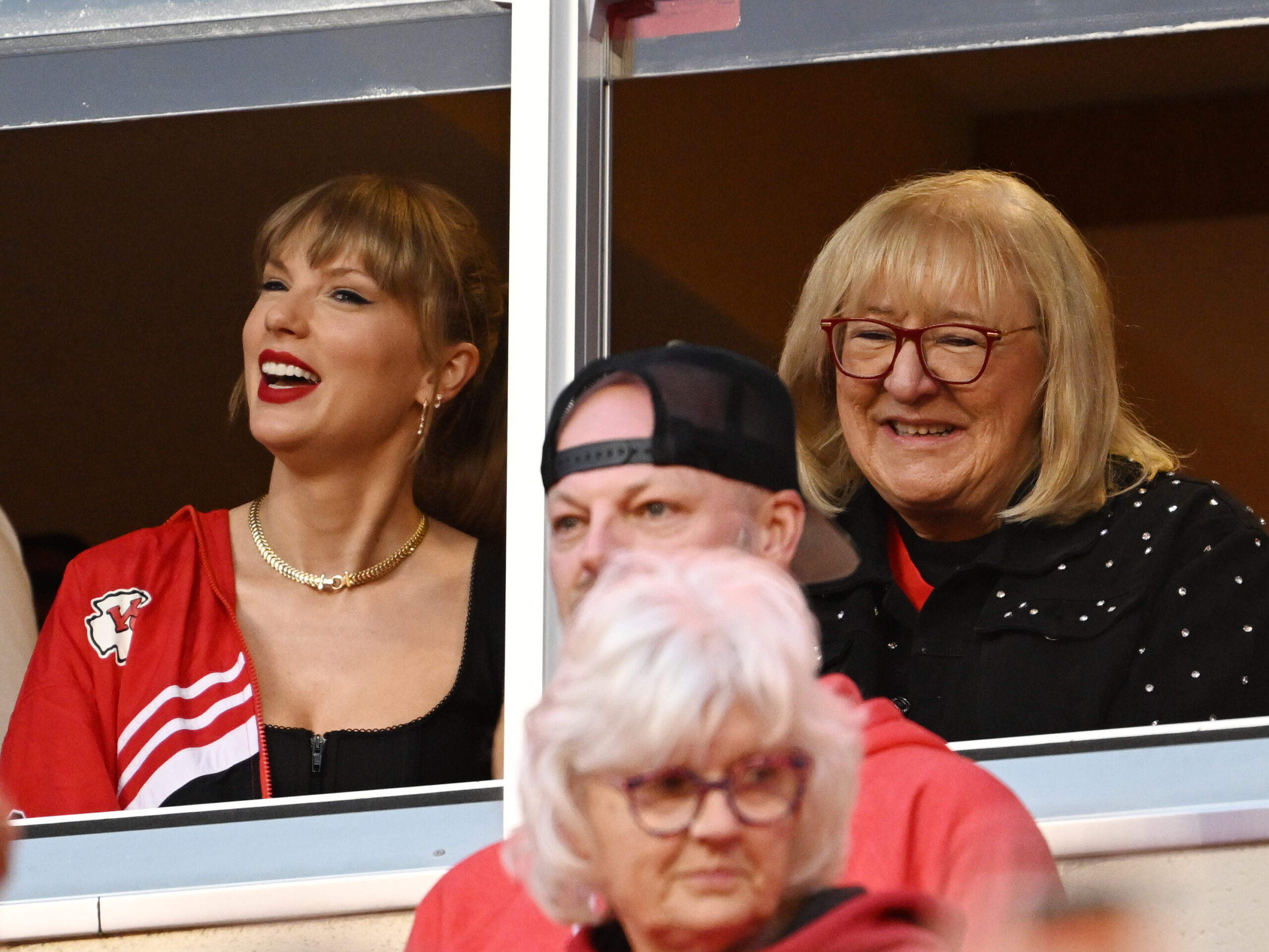 Taylor Swift and Donna Kelce