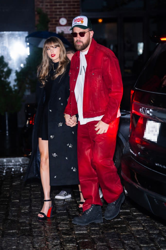 Taylor Swift and Travis Kelce felt “lucky” to have enjoyed a low-key date night since returning to the US after a private, romantic getaway together. GC Images