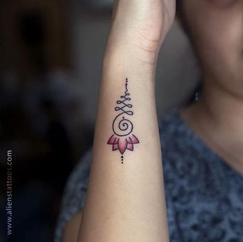 unalome tattoo