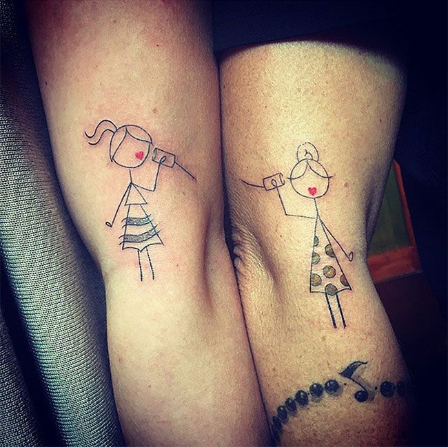 Adorable Mother-Daughter Tattoos That Show Their Unbreakable Bond – Design  You Trust — Design Daily Since 2007