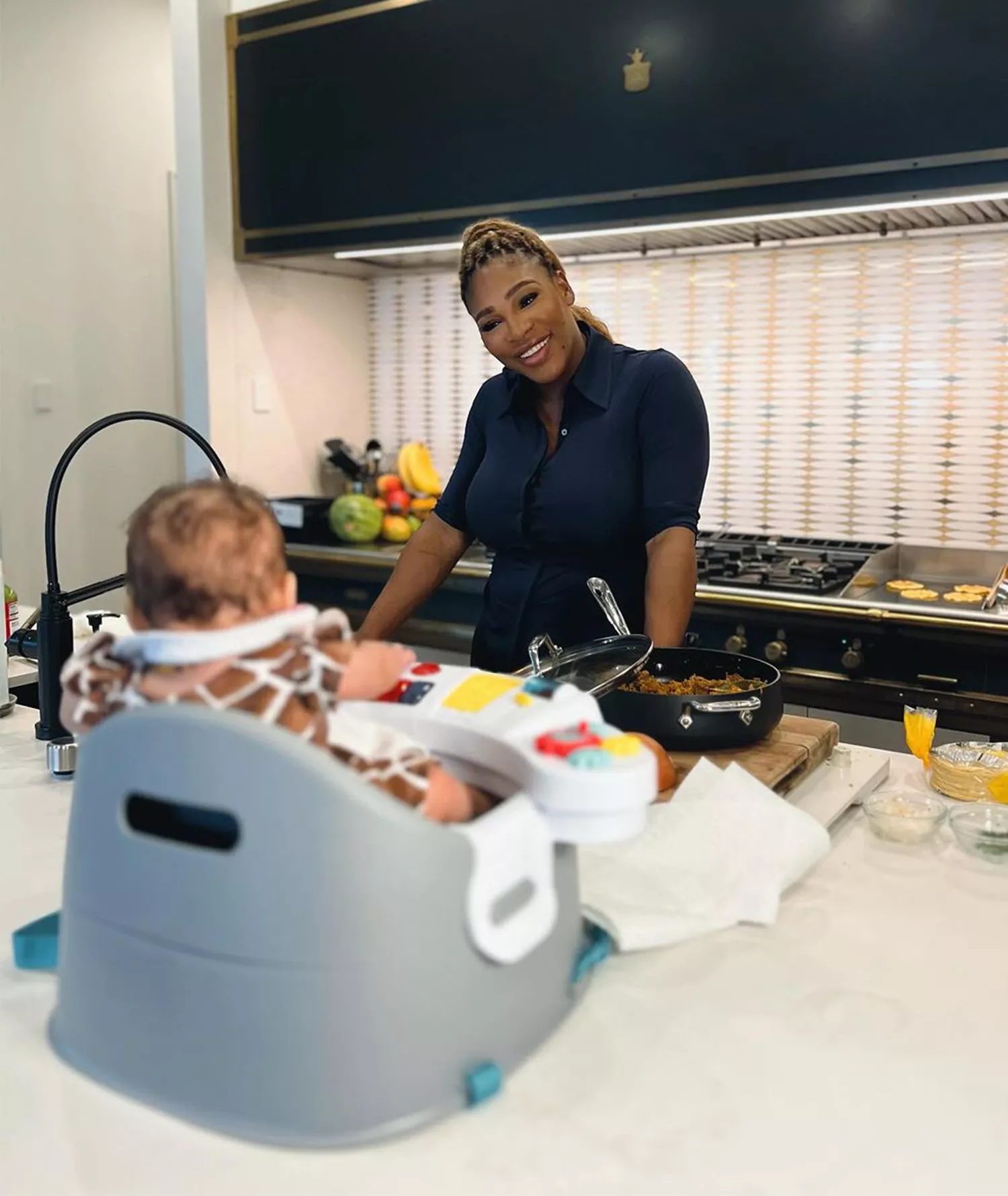 Serena Williams and Adira Ohanian