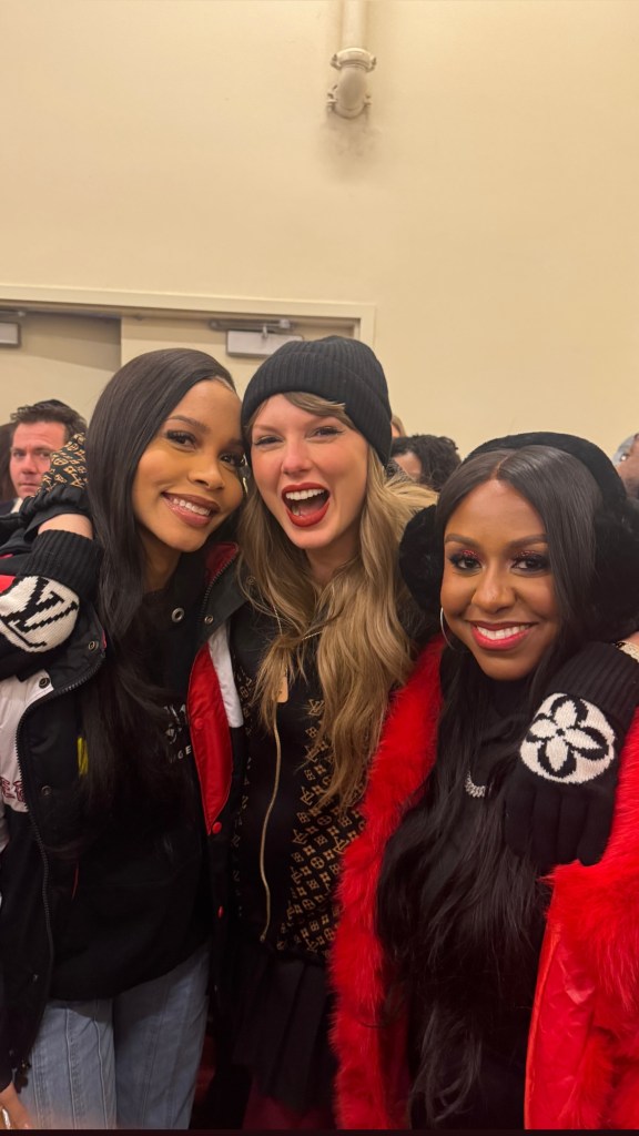 Ashley Smith and Taylor Swift via Instagram Monday