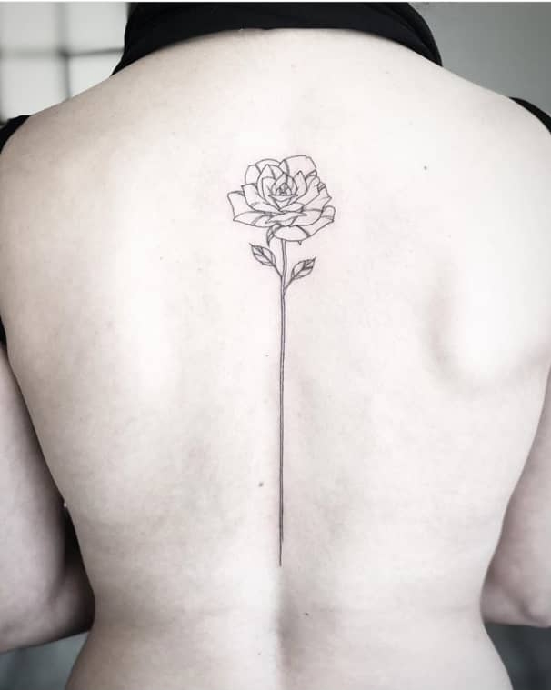 spine tattoo