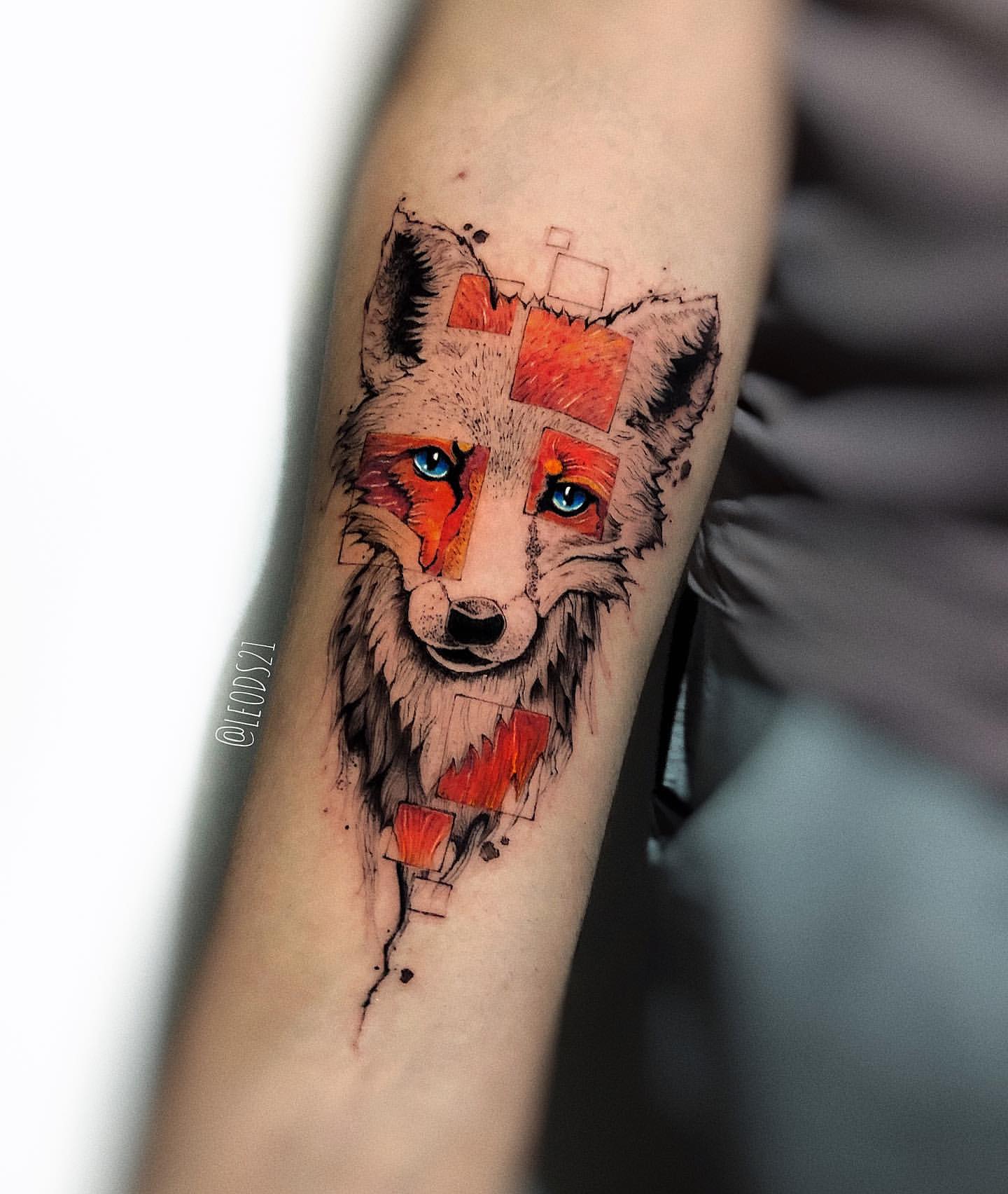 Fox Tattoo Ideas 9