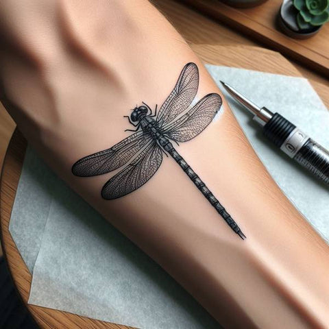 3D Dragonfly Tattoo 2