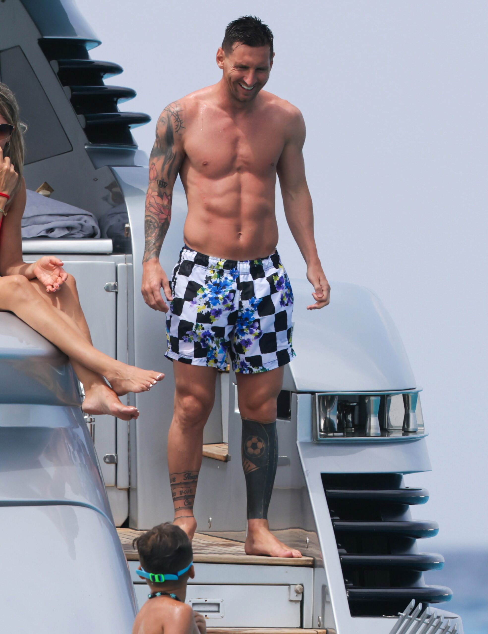 Lionel Messi is enjoying a trip to Ibiza before the new season
