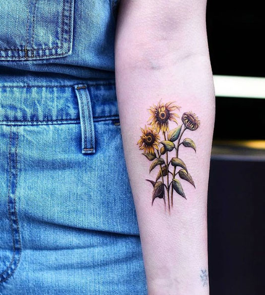 Sunflowers by Dragon