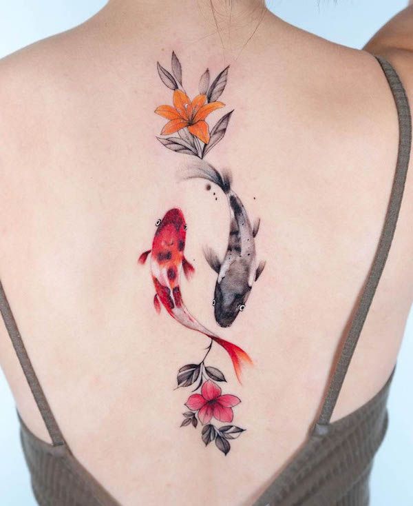 53 Stunning Koi Fish Tattoos With Meaning - Our Mindful Life