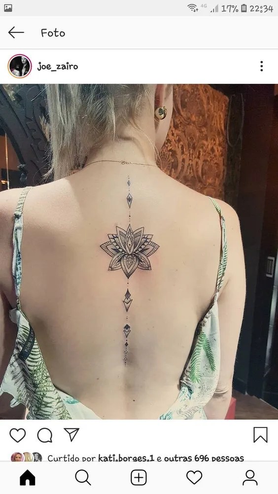 To see the sophistication and beauty of female tattoos on the back, enjoy this image right away!