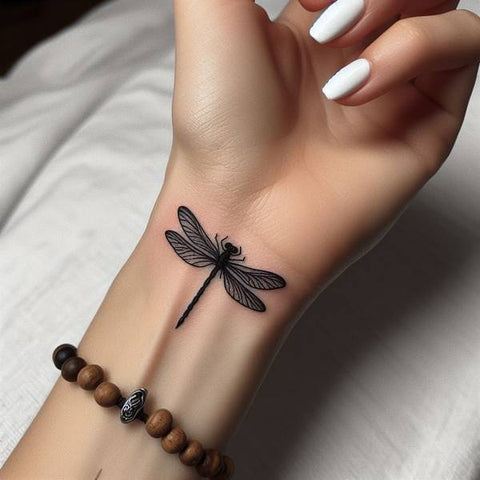 Dragonfly Wrist Tattoo 2