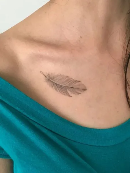 Feather Chest Tattoo Feather Chest Tattoo