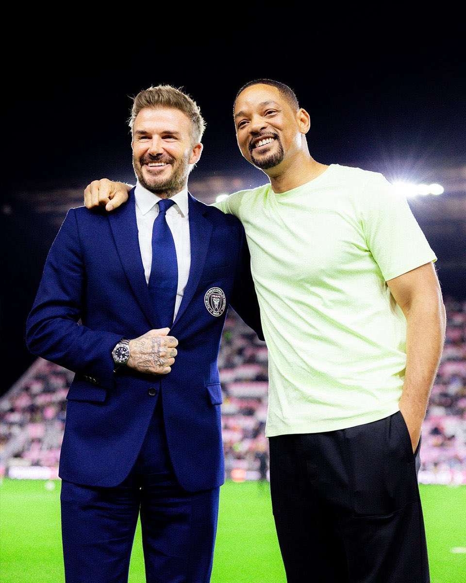 Lionel Messi (US) on X: "Will Smith here watching the Goat Lionel Messi and inter Miami #MLS #InterMiami #Messi https://t.co/FZFy1QY32R" / X