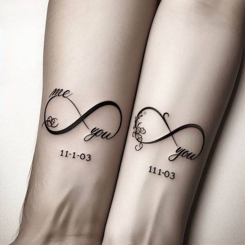Infinity Tattoo For Couples 1