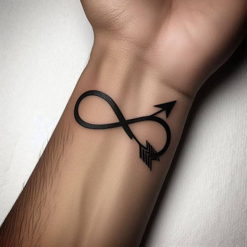 Infinity Arrow Tattoo 2