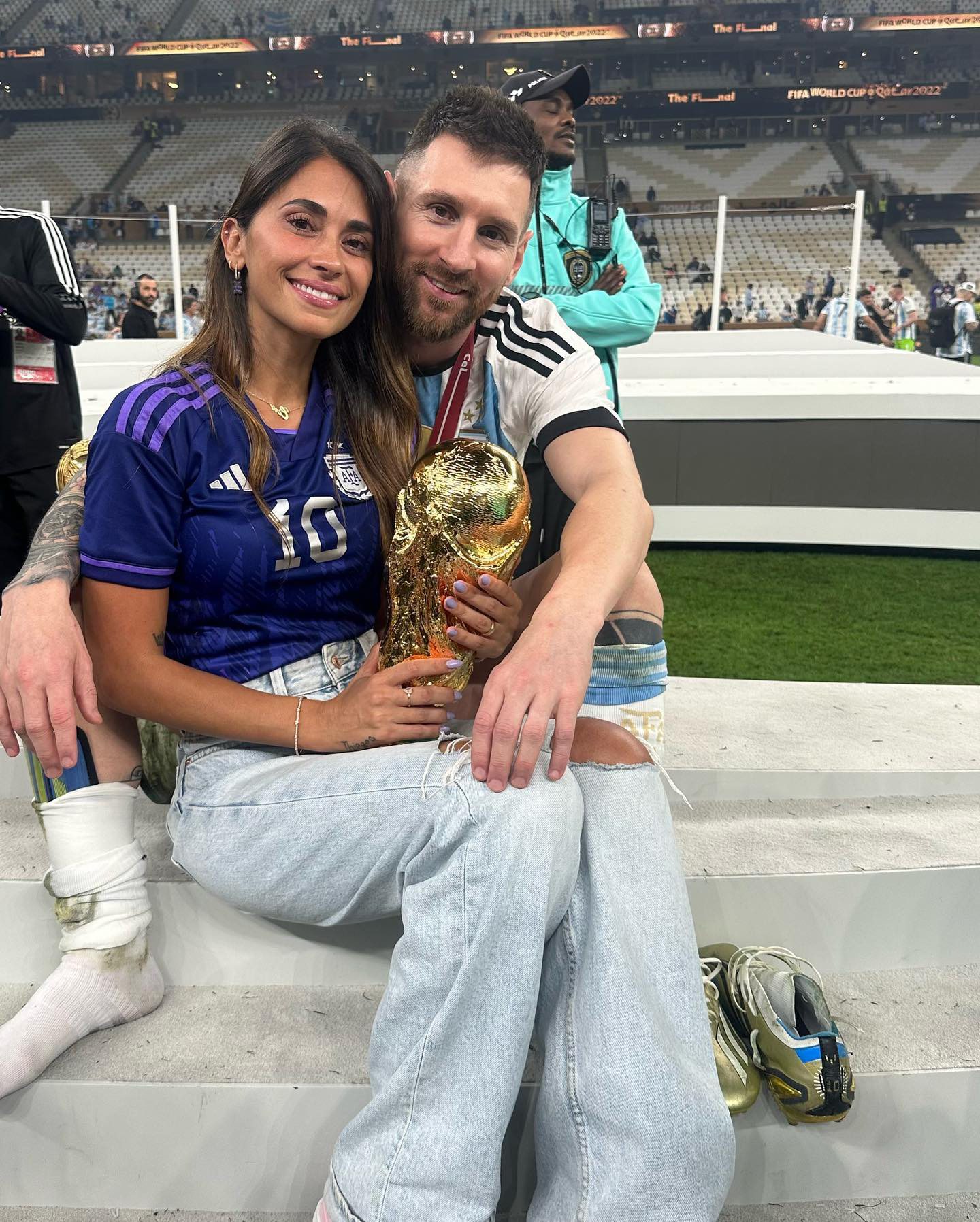 Lionel Messi Celebrates World Cup Win With Wife, Sons: Photos | Us Weekly