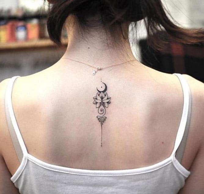 Hot female back tattoos: Are you looking for a hot and attractive tattoo style to increase your charm and appeal? Come to the hot female back tattoo page to choose for yourself the most impressive tattoo design!