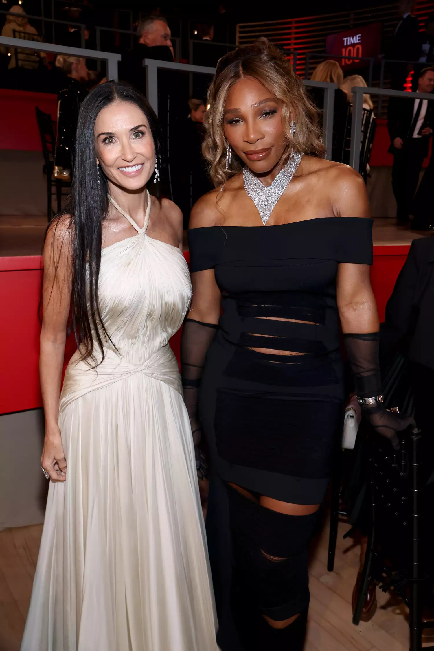 Demi Moore and Serena Williams at the TIME100 Gala on April 24, 2025