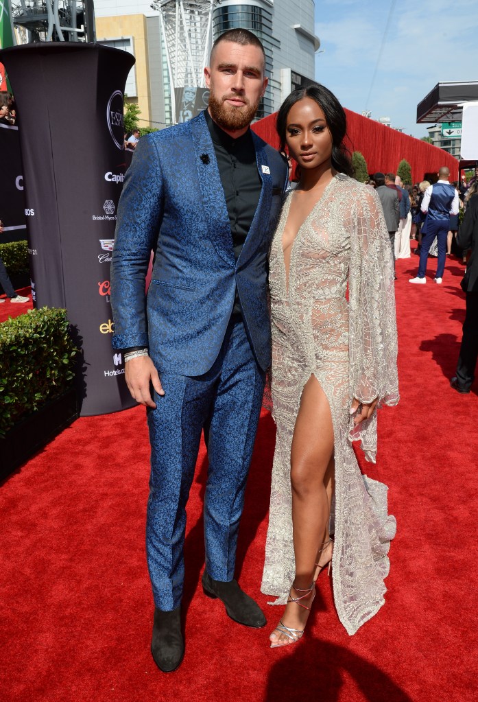 Kayla Nicole and Travis Kelce at July 2018 ESPYs
