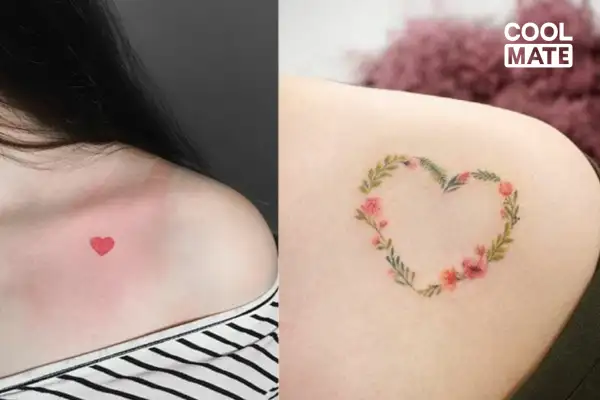 Tổng hợp 8 hình xăm trái tim đẹp nhất cho nam và nữ - Coolmate