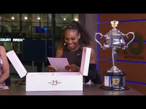 Serena Williams Gets Gift From Michael Jordan | ESPN Archives - YouTube