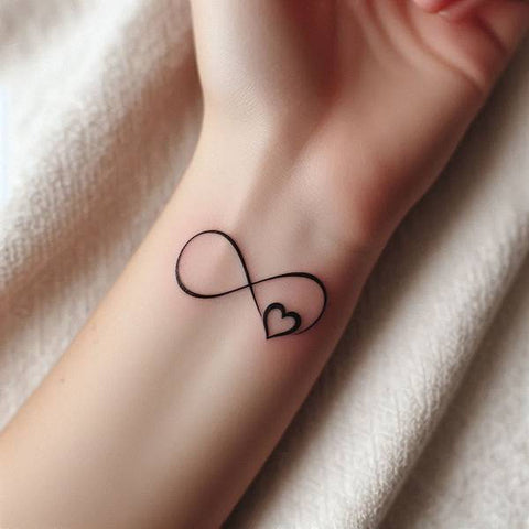 Infinity Heart Tattoo 1