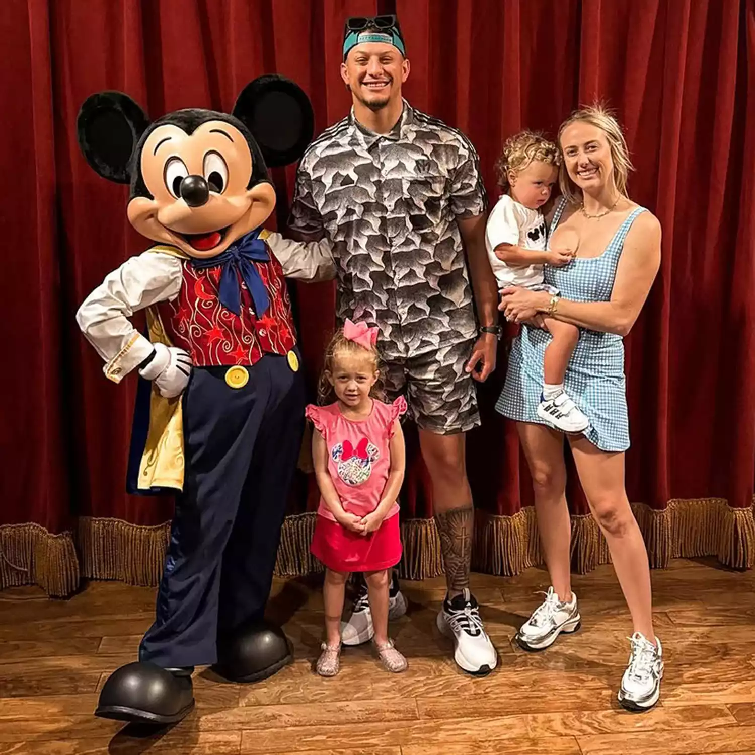Patrick and Brittany Mahomes visit Disney