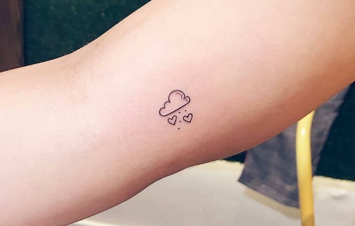 Small Cloud Tattoo